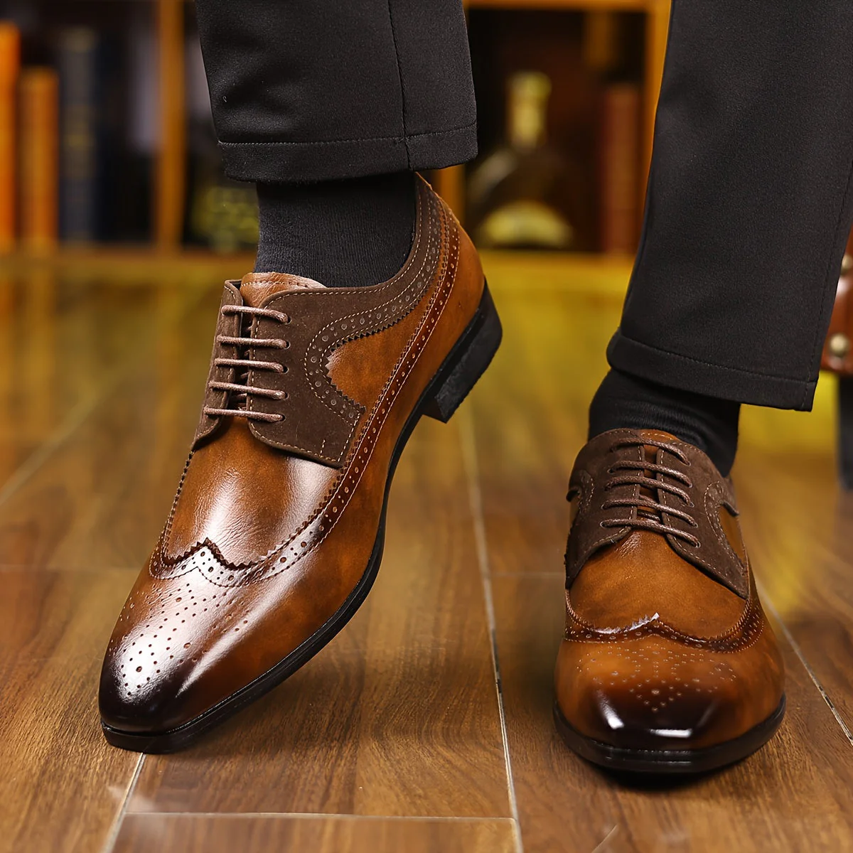 Tom Pierson Oxford Brogue Shoes - Image 3