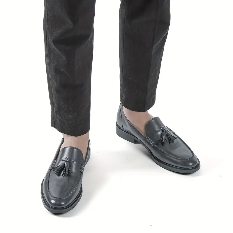 Valentino Genuine Leather Tassel Loafers - Image 10
