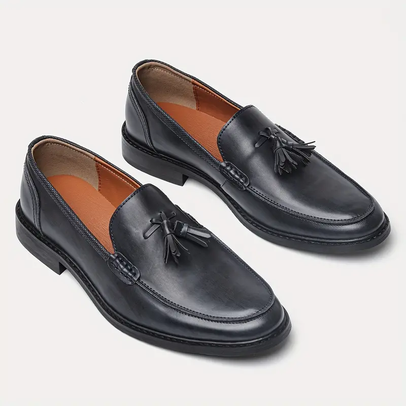 Valentino Genuine Leather Tassel Loafers - Image 11