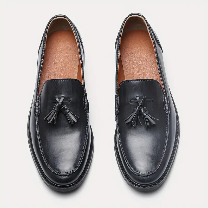 Valentino Genuine Leather Tassel Loafers - Image 13