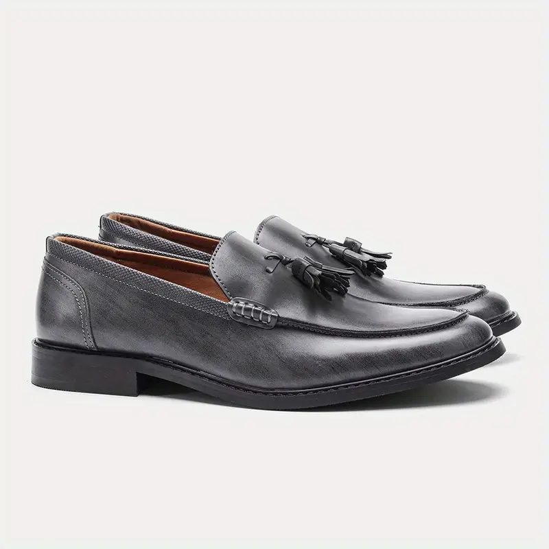 Valentino Genuine Leather Tassel Loafers - Image 7