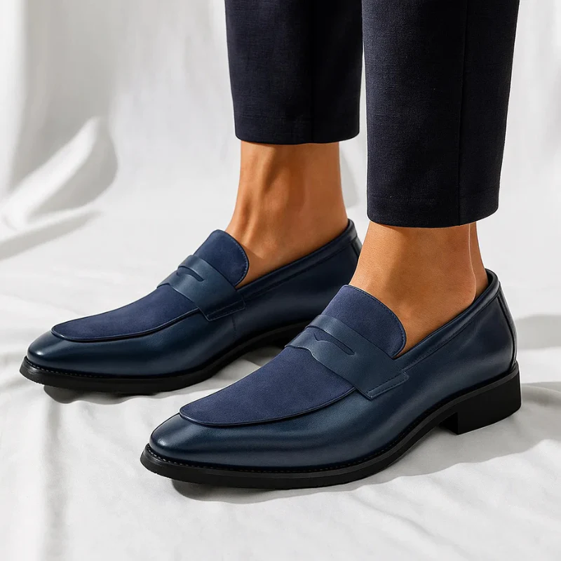 Valentino Italian Penny Loafers - Image 3