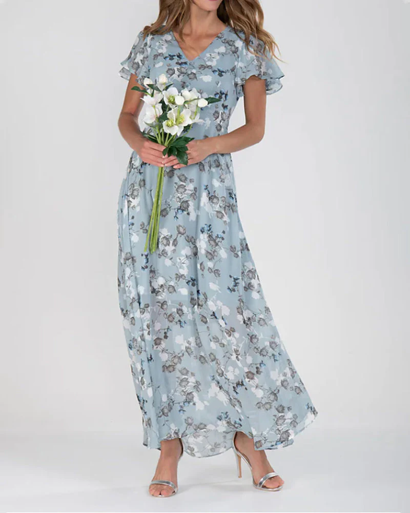 Victoria™ - Chic Floral Dress - Image 3