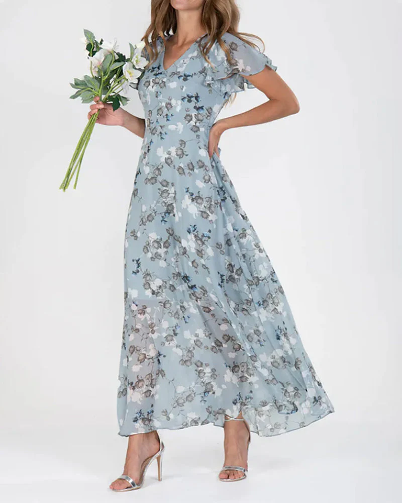 Victoria™ - Chic Floral Dress - Image 4